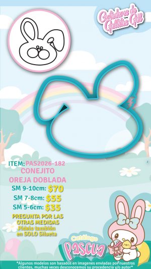 Conejito oreja doblada