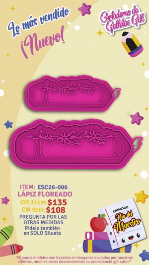 Lápiz floreado