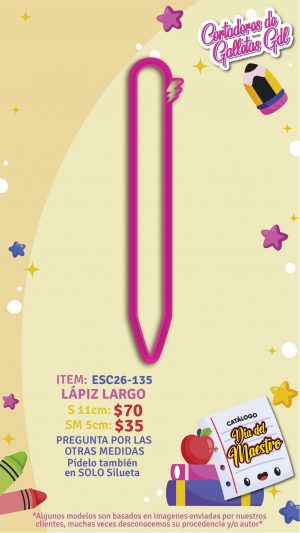 Lápiz largo