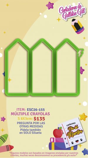 Múltiple crayolas