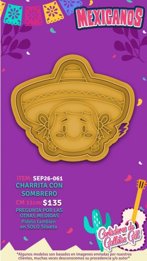 Charrita con Sombrero