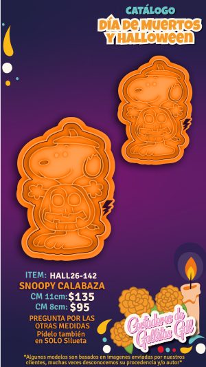 Snoopy calabaza