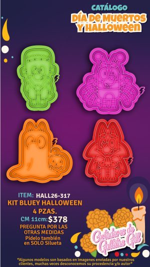 Kit Bluey Halloween