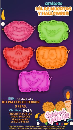 Kit paletas del Terror